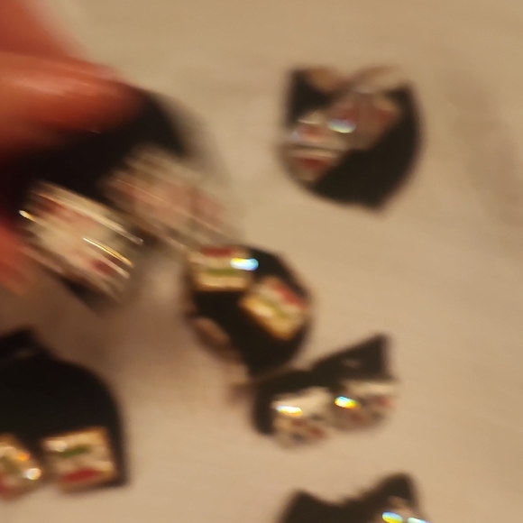 Colorful Geometric Earrings Set - Picture 6 of 7